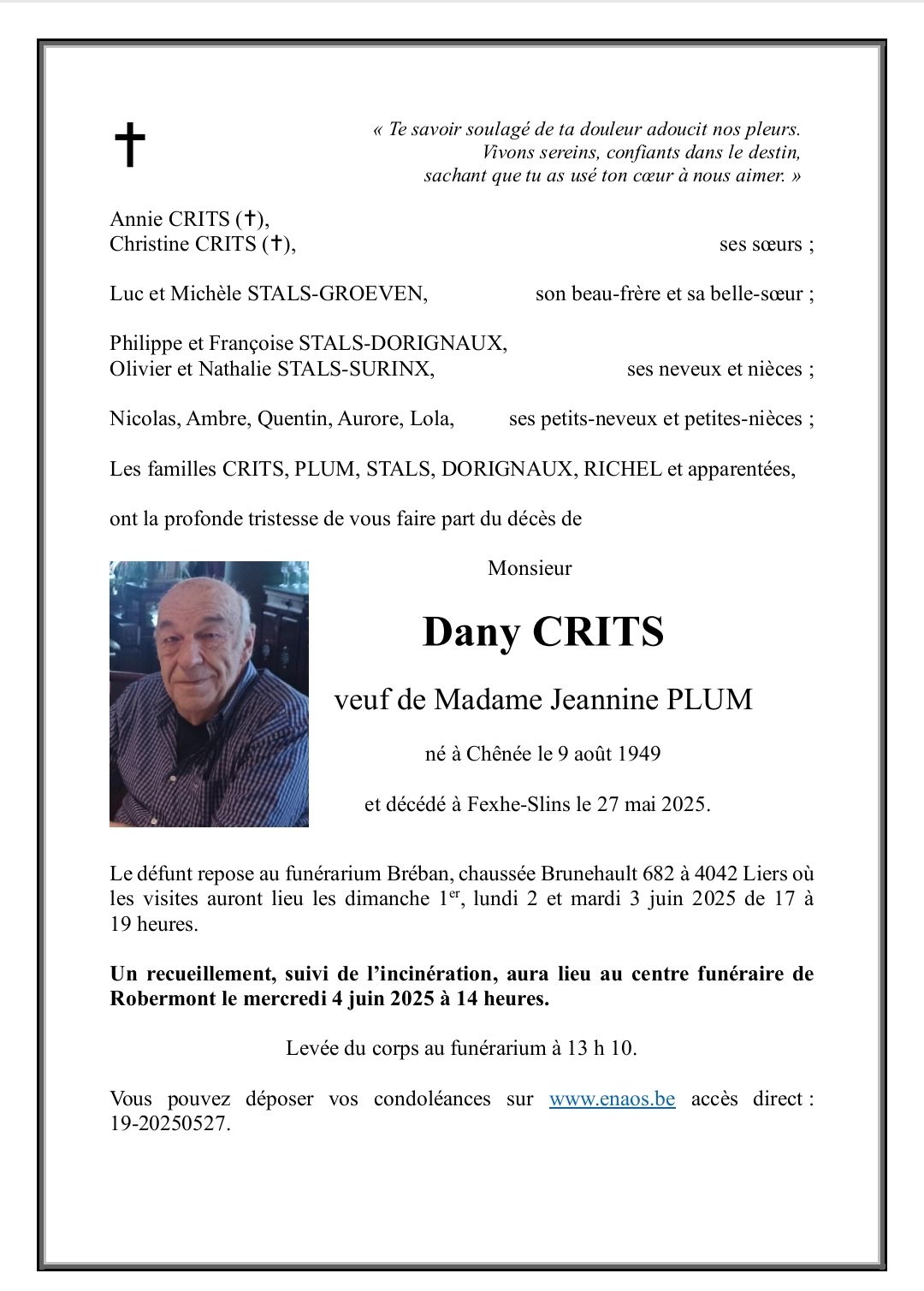 Avis de décès